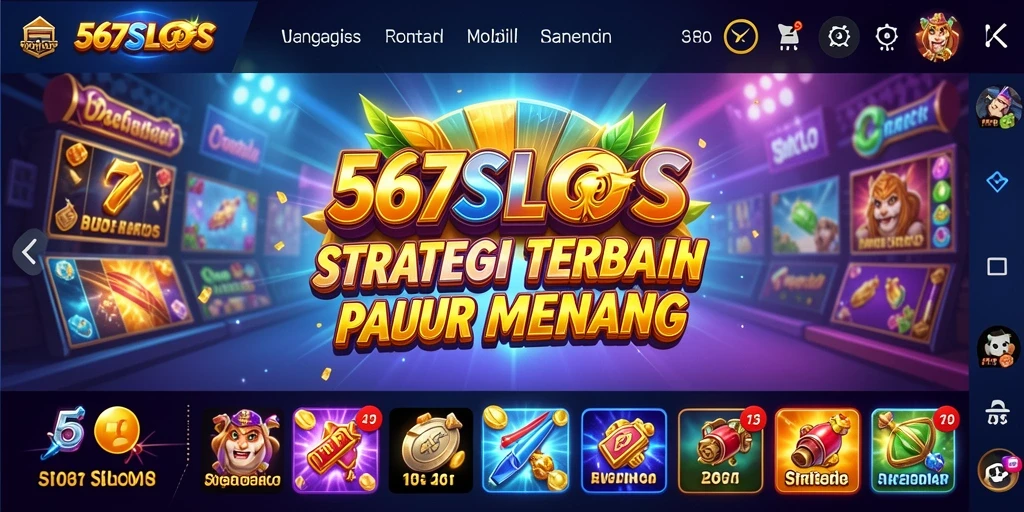 Screenshot gameplay 567SLOTS menampilkan strategi yang mendebarkan dan misi yang menantang.
