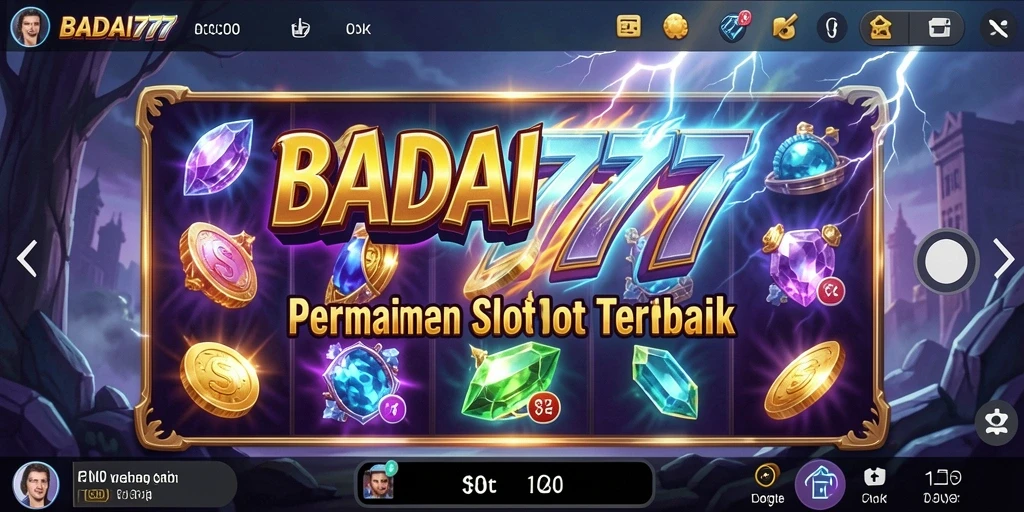 Tampilan gameplay menakjubkan dari BADAI777 yang menarik.
