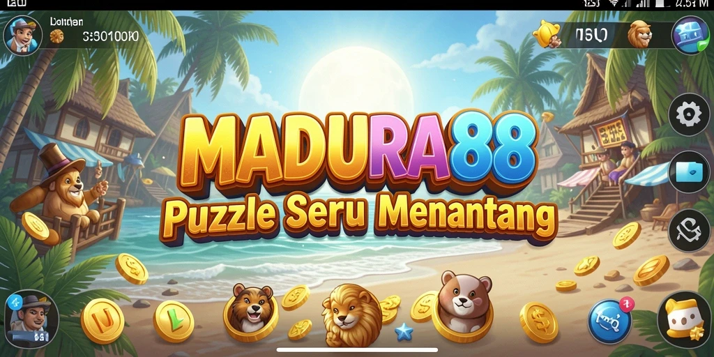 Tampilan gameplay seru dari MADURA88 yang menantang!