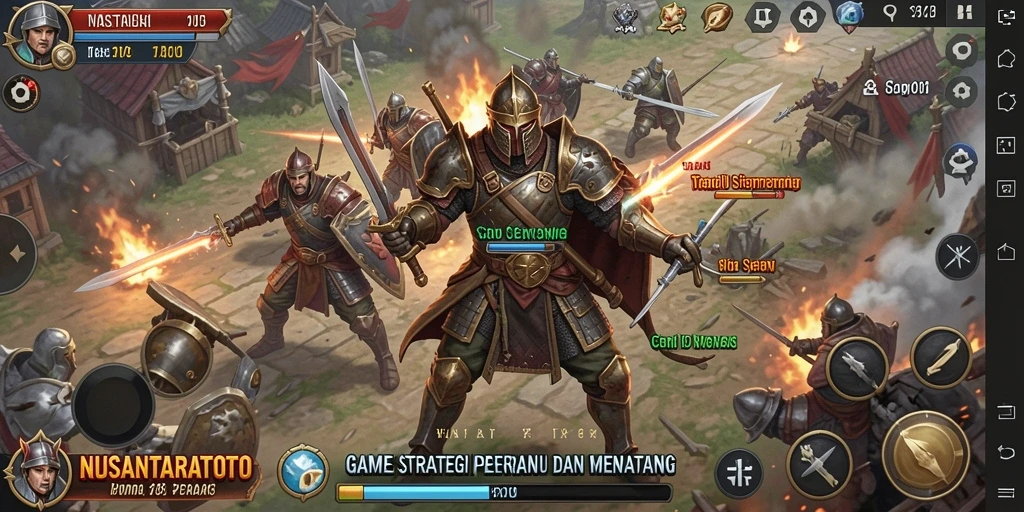 Tampilan gameplay seru dalam NUSANTARATOTO yang penuh strategi.