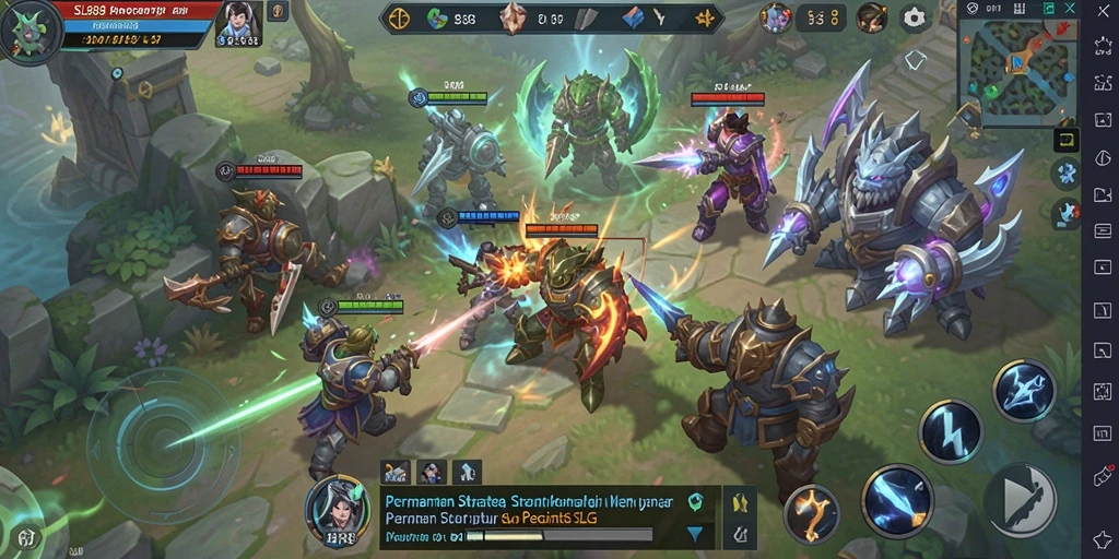 Tampilan gameplay SL888 yang mendebarkan dengan elemen strategi melimpah.
